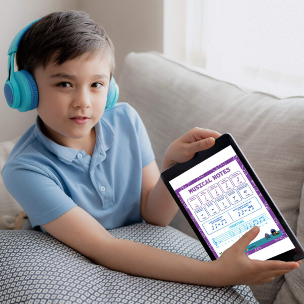 digital music notes education print