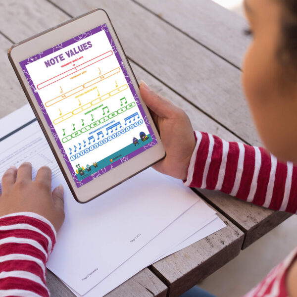 download music note value decor