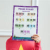 Printable major piano scale guide