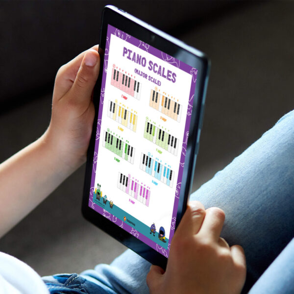 Digital major piano scales download