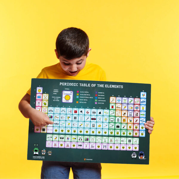 Periodic Table With Pictures Poster