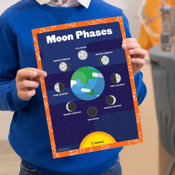 study moon phases poster