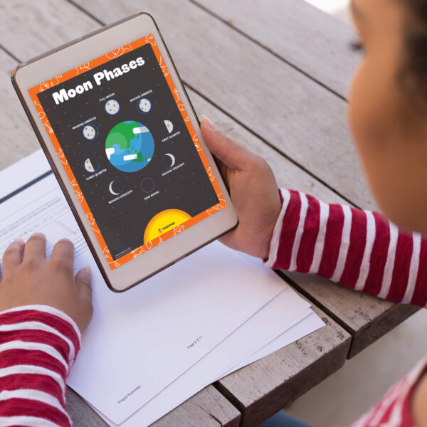 digital moon phases chart