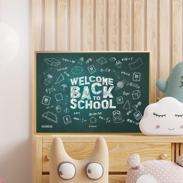 back to school poster study aids
