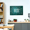 back to school educational wall art