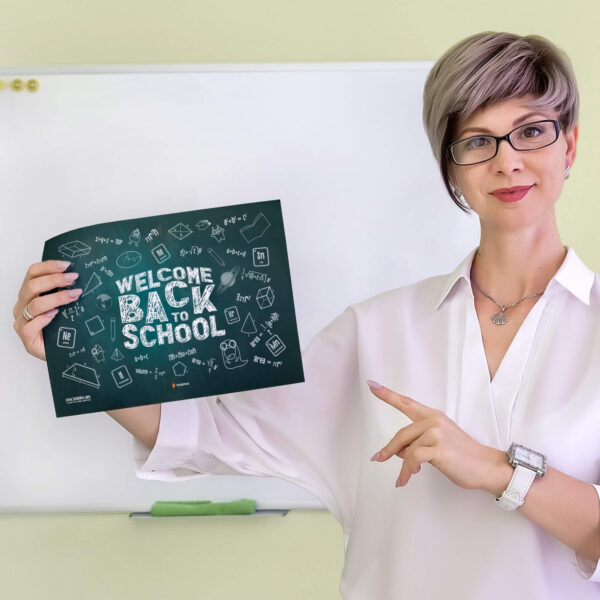 welcome back to school poster teaching aid