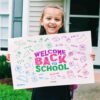 back to school poster printable inspirational poster
