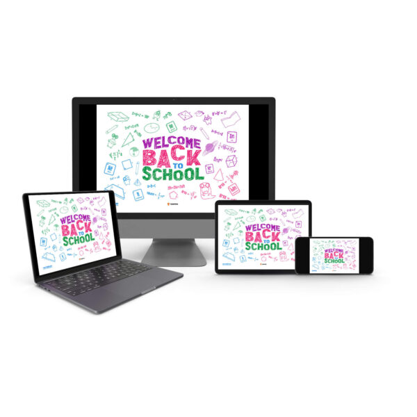 back to school poster devices