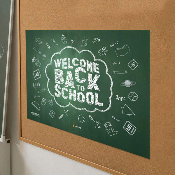 Back to School Sign Printable educational wall art printable