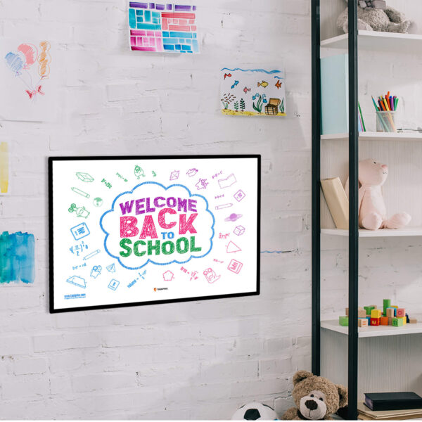back to school greeting poster printable