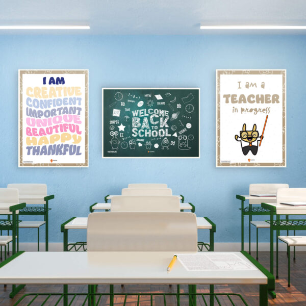 back to school signs printable decor poster