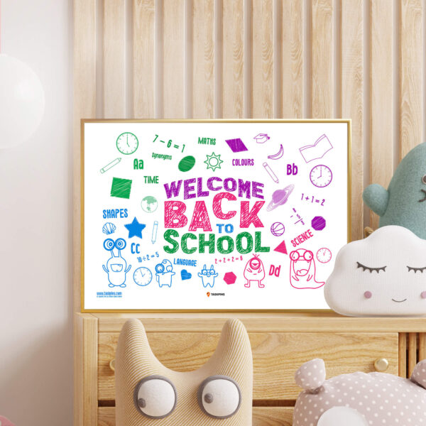 back to school signs printable student welcome back poster