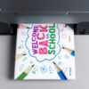 welcome back to school sign printable
