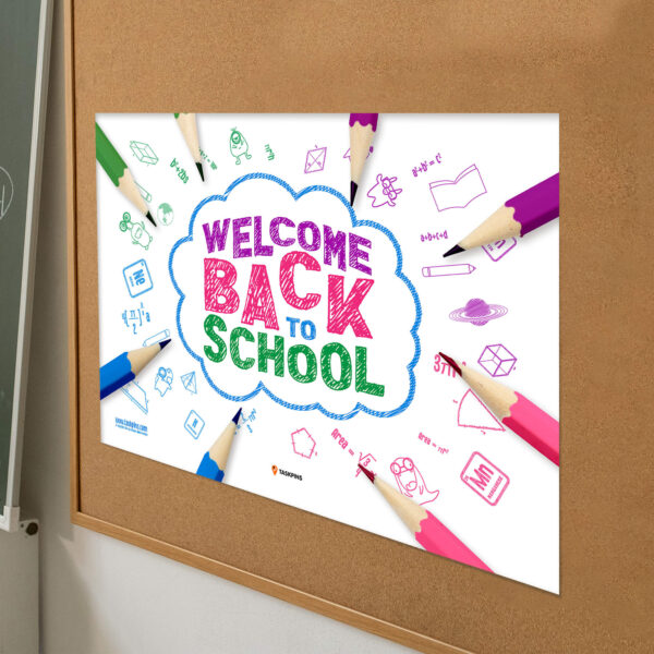 welcome back to school sign school start wall art