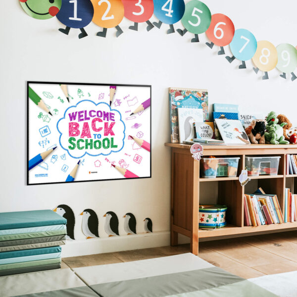 welcome back to school sign back to school decor printable