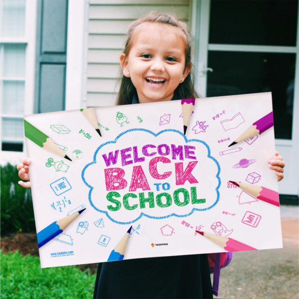 welcome back to school sign