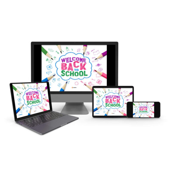 welcome back to school sign digital download