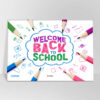 welcome back to school sign printable school inspiration sign