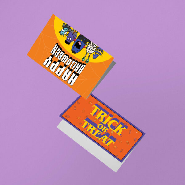 print Halloween treat bag DIY