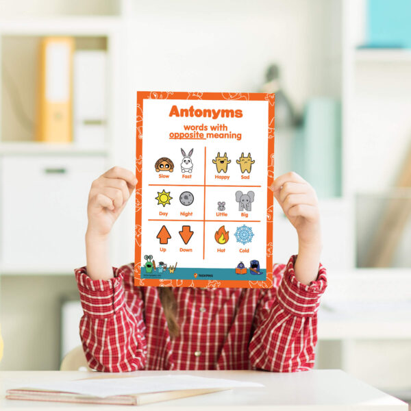 printable antonyms chart