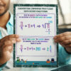 Convert improper fraction decoration poster