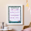 Mixed fraction improper decor poster