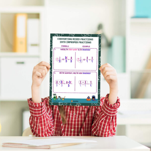 How to convert mixed fraction digital guide