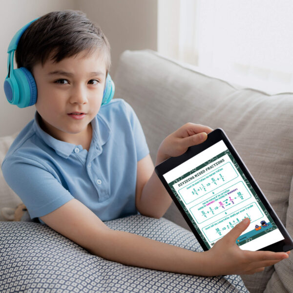Mixed fraction division digital download