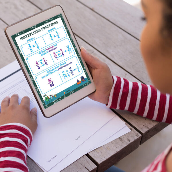 download multiply fractions chart resource