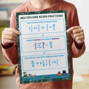 Mixed fraction multiplication chart download