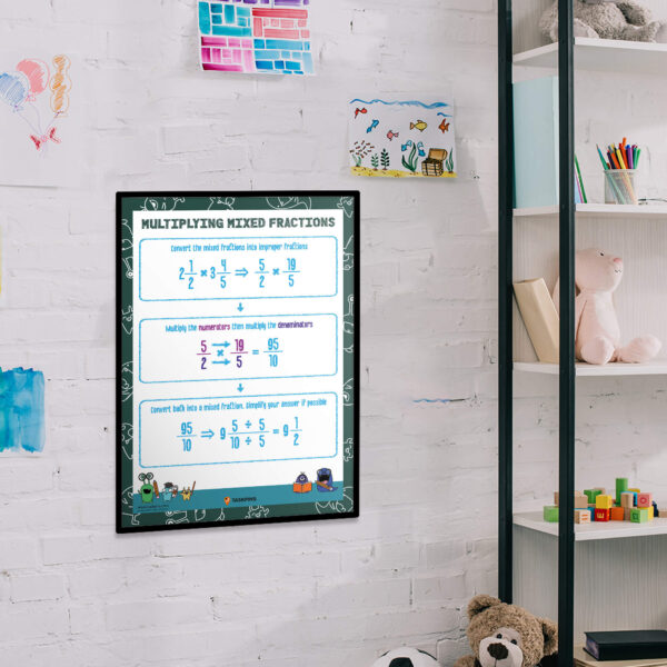 Multiply mixed fractions printable decor