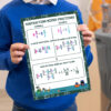 Subtract mixed fractions digital decoration