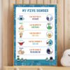 Five senses print resource