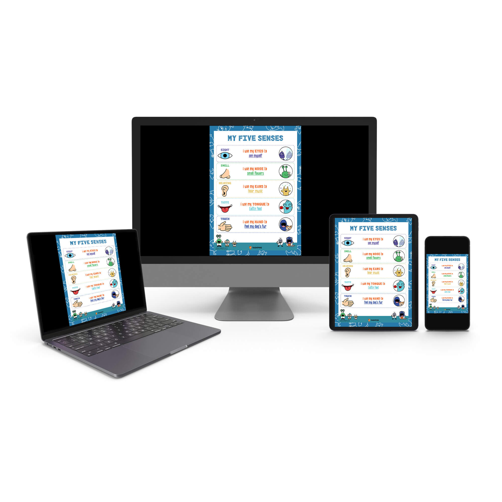 Five senses digital download