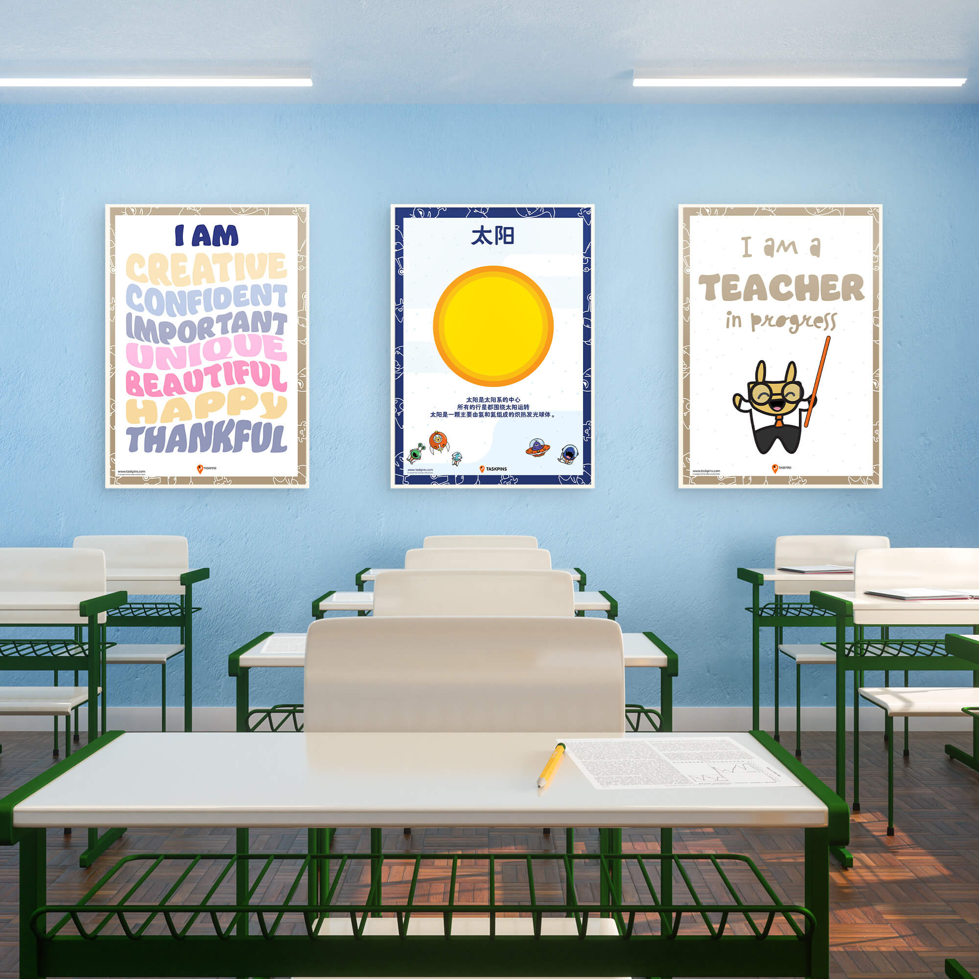 Sun printable chart decor resource