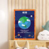 Earth poster printable guide