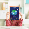 Earth digital poster print