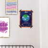 Earth digital decoration print