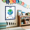 Earth classroom chart decor