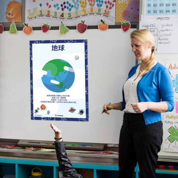 Earth classroom guide print