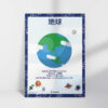 Earth poster print classroom