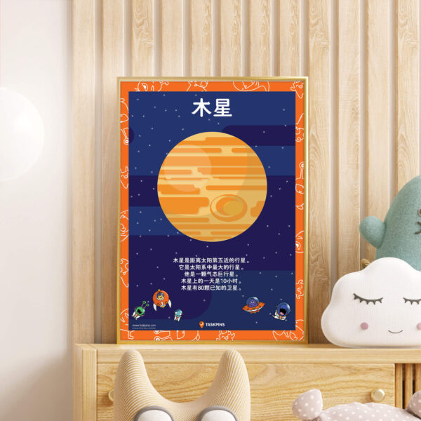 Jupiter poster digital guide print