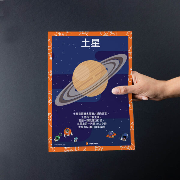 Poster Saturn printable decor print