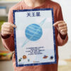 Cartoon Uranus digital guide print chart