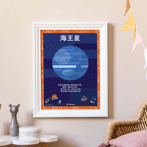 Poster Neptune digital guide print