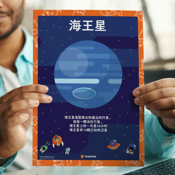 Neptune poster printable resource chart