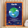 Earth poster printable resource