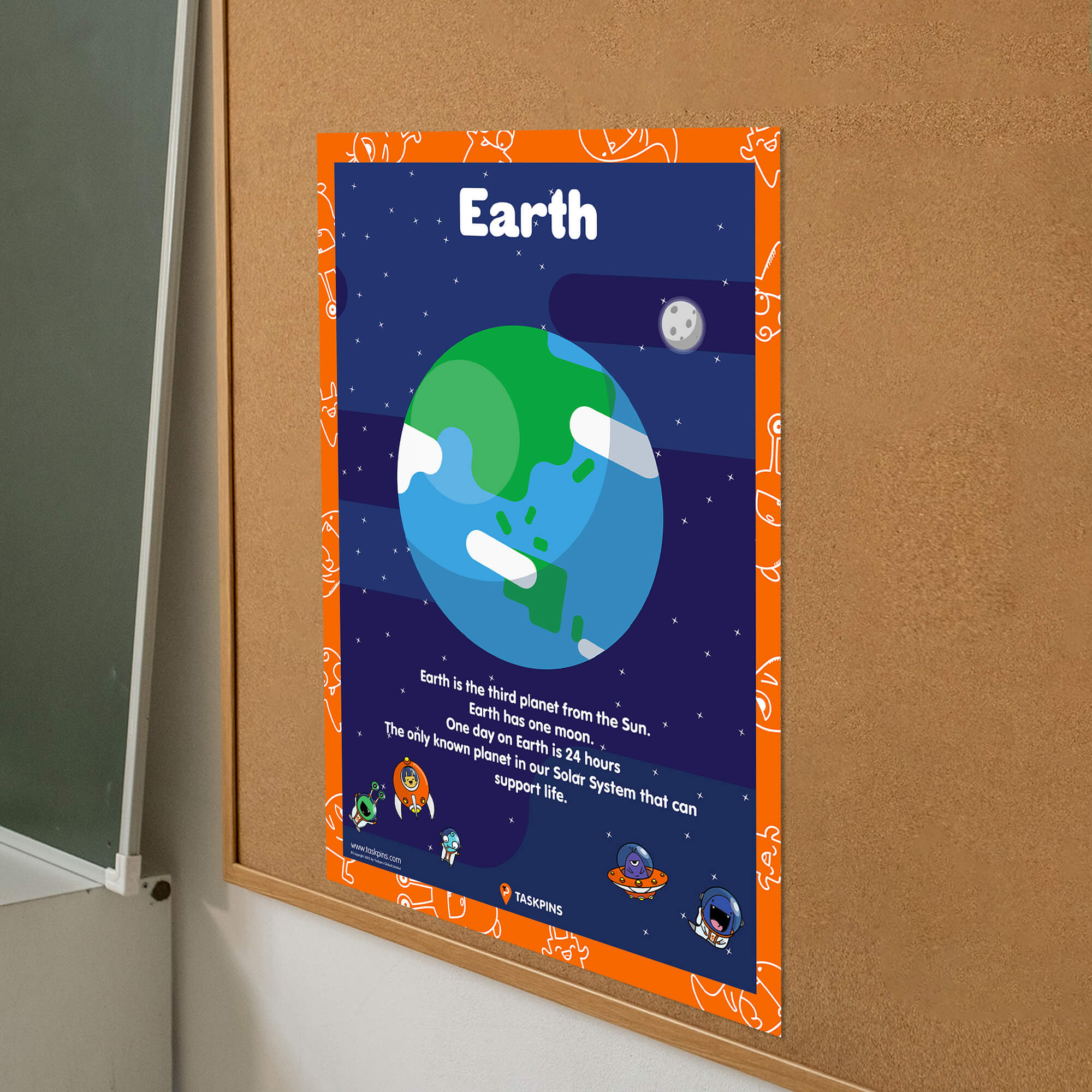 Earth printable poster chart