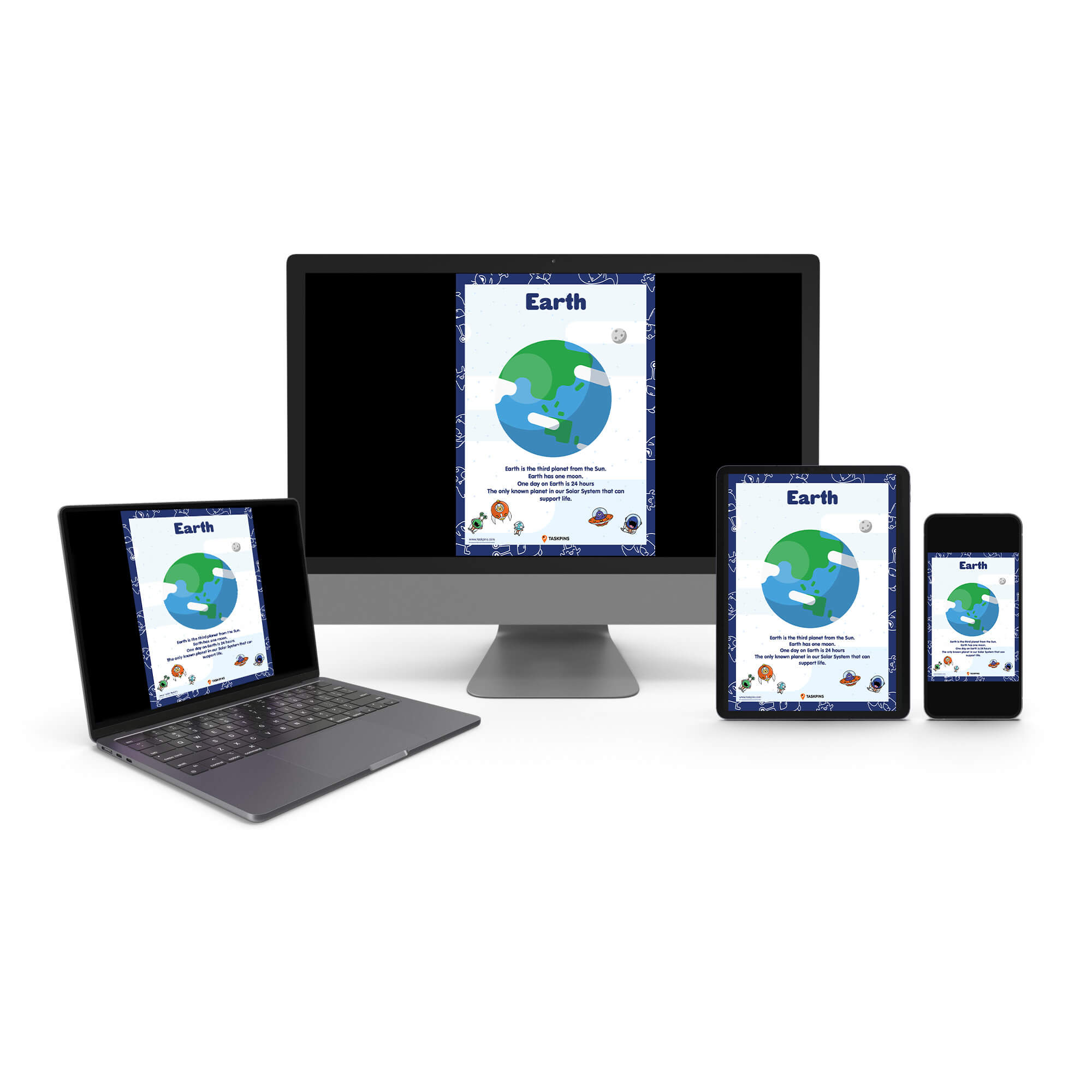 Earth poster download resource