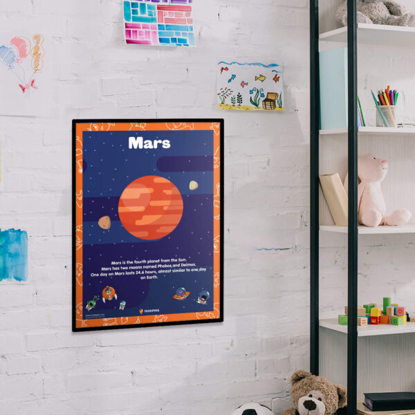 Mars printable chart decor